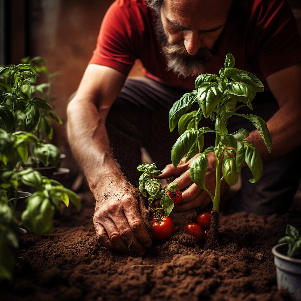 Planting Basil With Tomato Plants